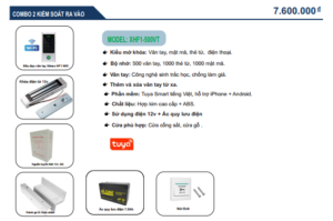 COMBO 2 KIỂM SOÁT RA VÀO THÔNG MINH XHF1-500VT
