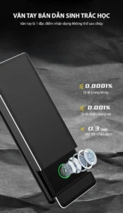 KHÓA VÂN TAY CỬA CỔNG XIMEX XC11-PRO